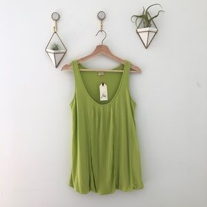 JOIE lime citron green sleeveless top small $160